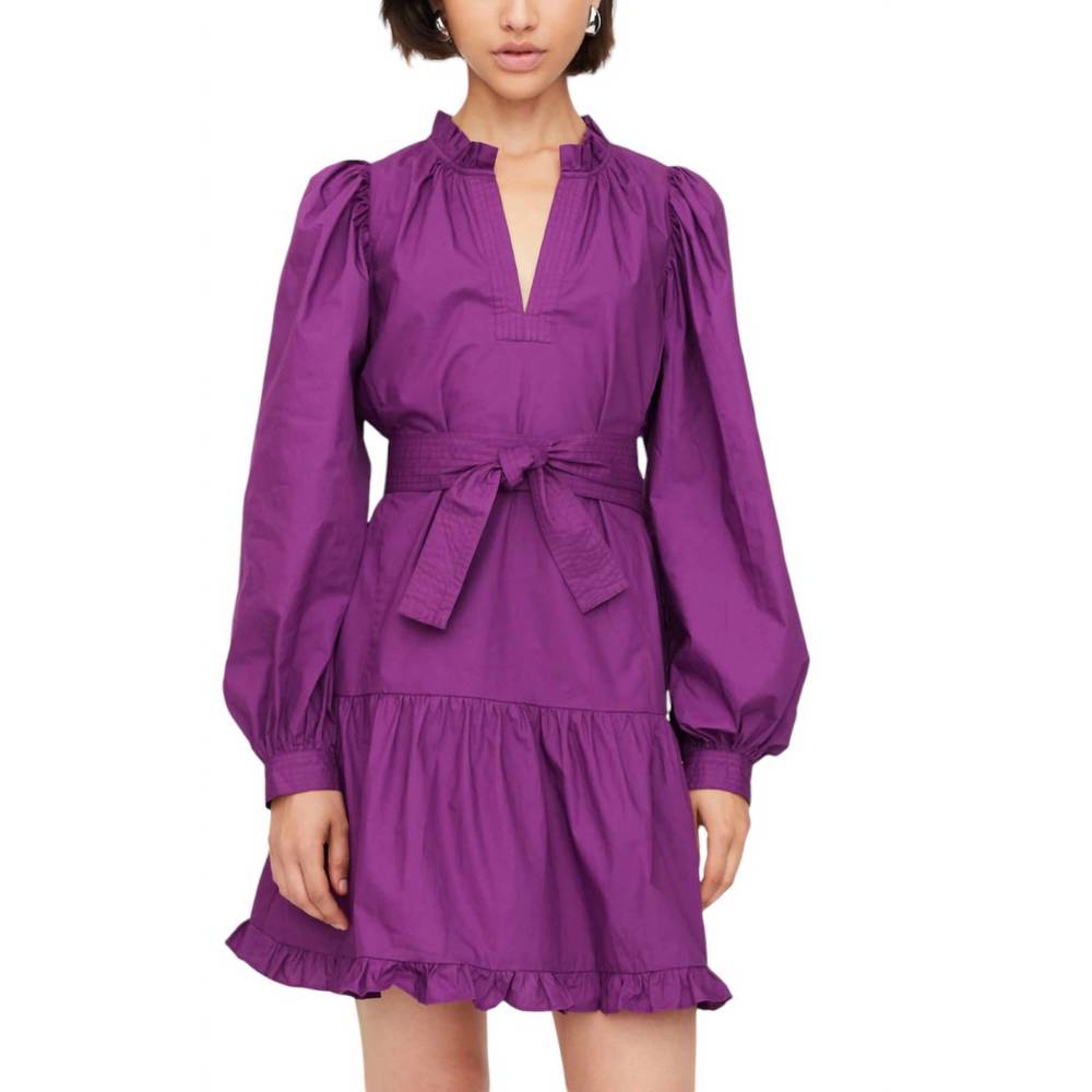 Marie Oliver Purple Mini Dress